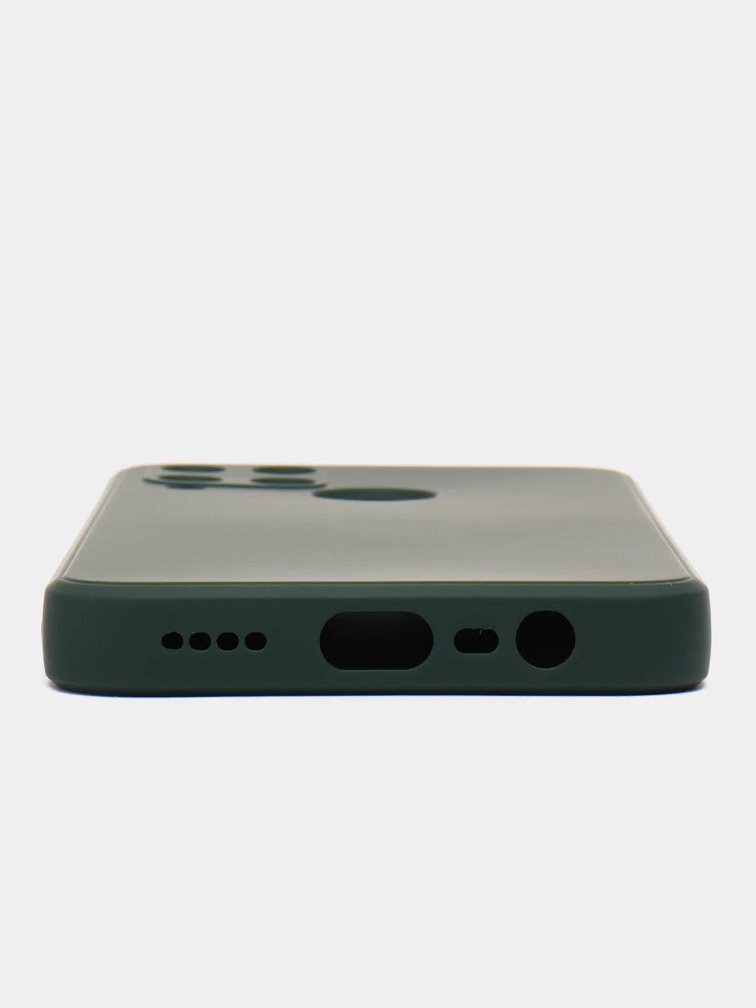 Тёмно-зелёный чехол силиконовый для Realme C15 / C25 / C25S / Реалми С15 / С25 Silicone Cover