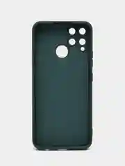 Тёмно-зелёный чехол силиконовый для Realme C15 / C25 / C25S / Реалми С15 / С25 Silicone Cover