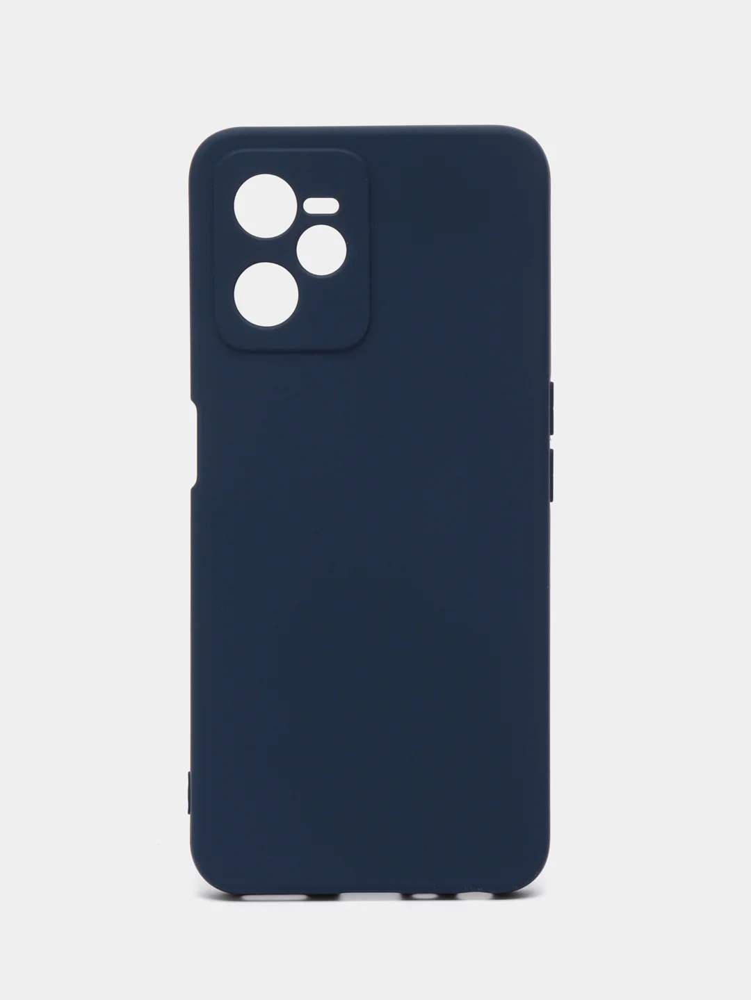 Темно-синий чехол силиконовый для Realme C35 / Реалми С35 Silicone Cover