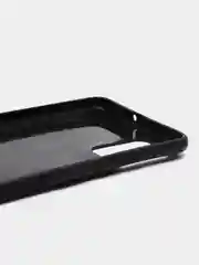 Черный чехол Samsung Galaxy A51, Самсунг Галакси А51, силиконовый, под карбон