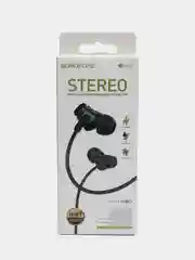 Индиго наушники с микрофоном Borofone с разъёмом 3.5 Jack