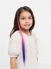 Черный прядь для волос