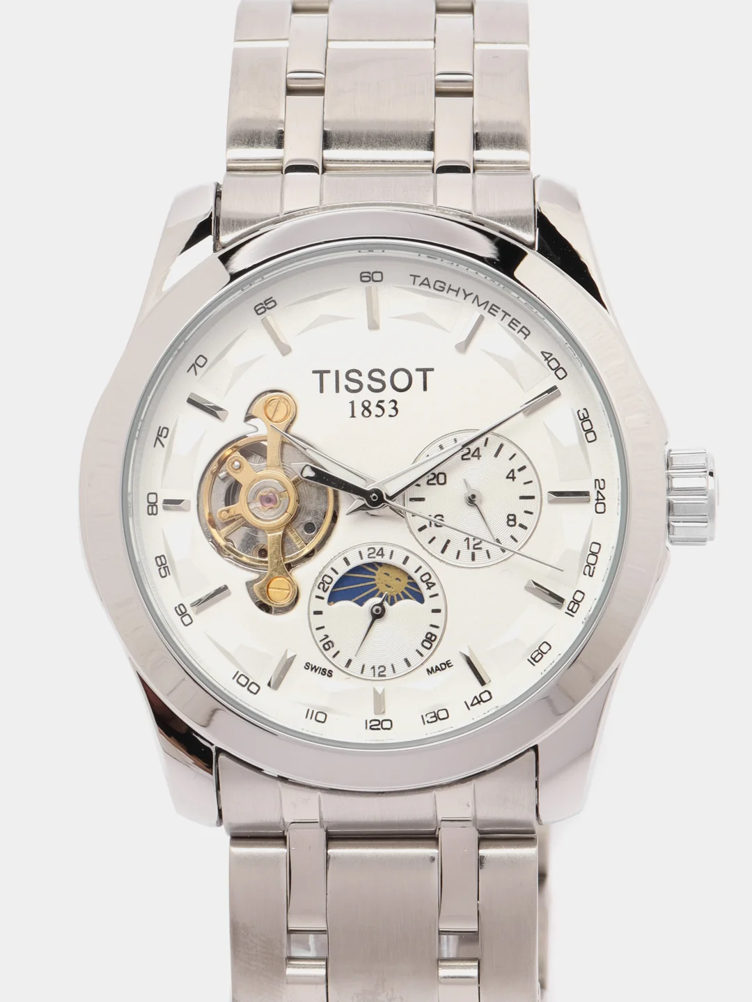 Белый часы механические Tissot