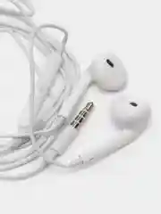 Белый наушники проводные hoco M1 Original Jack 3.5mm с микрофоном, 120 см