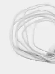 Белый наушники проводные hoco M1 Original Jack 3.5mm с микрофоном, 120 см