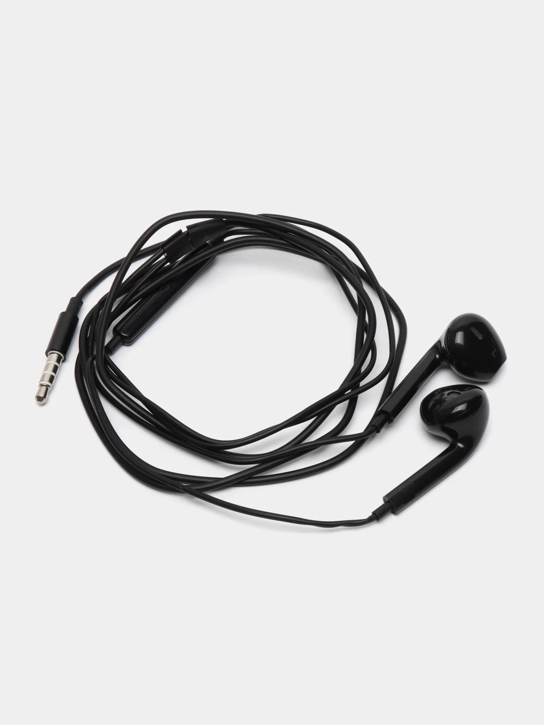 Черный наушники проводные hoco M1 Original Jack 3.5mm с микрофоном, 120 см