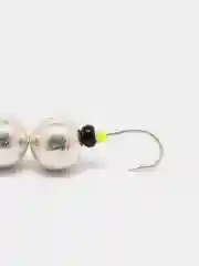 Серебряный мормышка рыболовная "Шар" (2 шт)