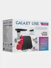 Мясорубка электрическая Galaxy LINE GL2418, 2000 Вт, функция «Реверс», красный
