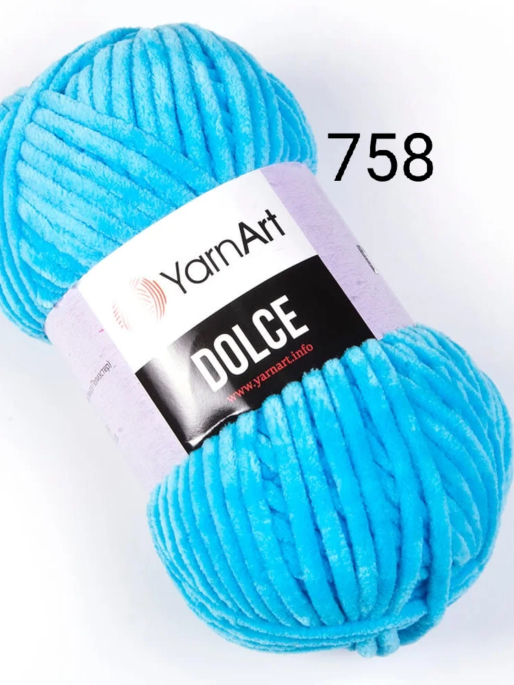 Пряжа плюшевая Yarnart Dolce, 100 г, 120 м
