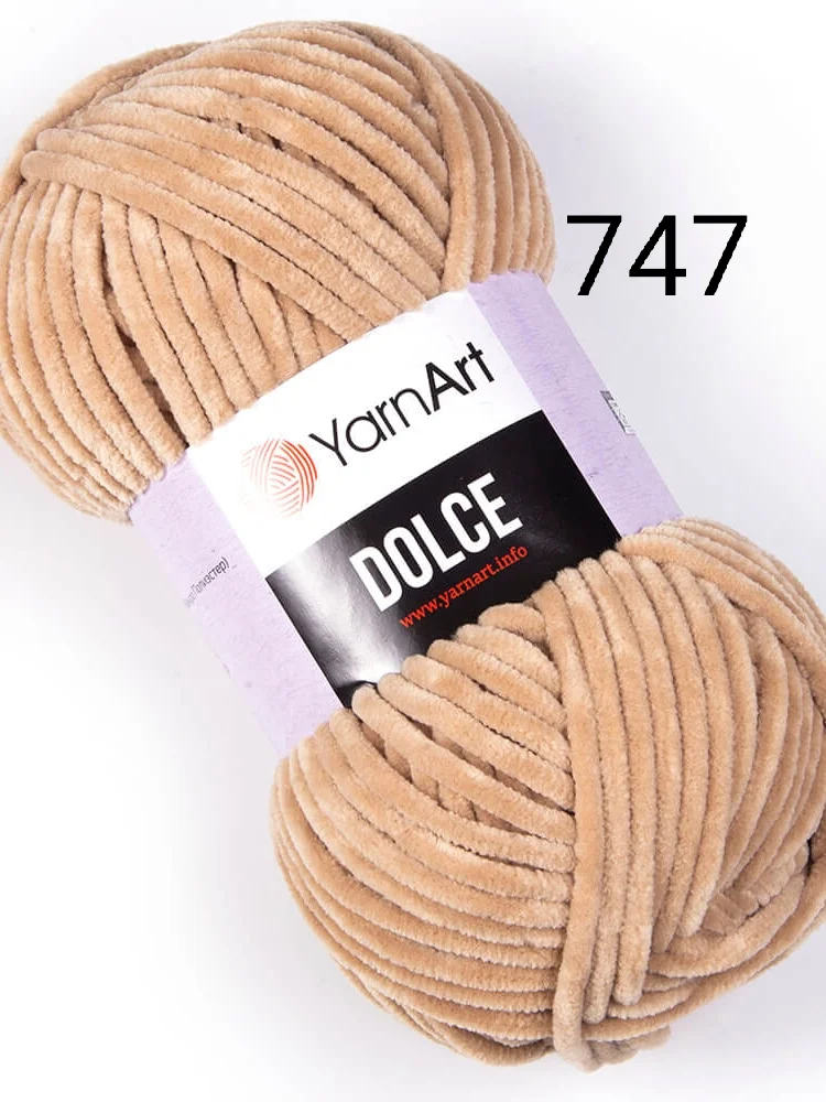 Пряжа плюшевая Yarnart Dolce, 100 г, 120 м