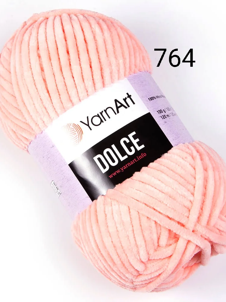 Пряжа плюшевая Yarnart Dolce, 100 г, 120 м