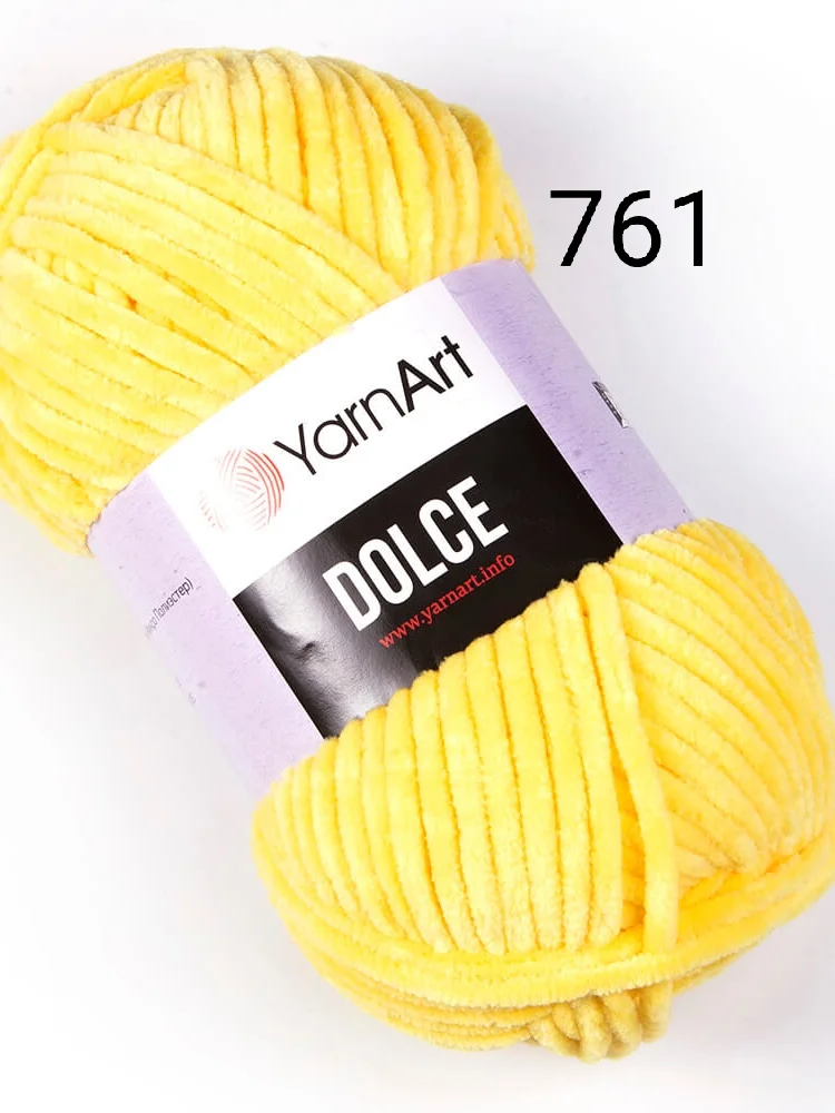Пряжа плюшевая Yarnart Dolce, 100 г, 120 м