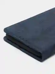 Синий чехол книжка Rich Boss для Tecno Spark 8C / GO 2022, экокожа, нубук, с визитницей