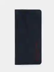 Синий чехол книжка Rich Boss для Tecno Spark 8C / GO 2022, экокожа, нубук, с визитницей