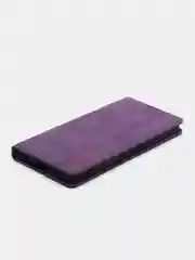 Фиолетовый чехол книжка Rich Boss для Tecno Spark 8C / GO 2022, экокожа, нубук, с визитницей