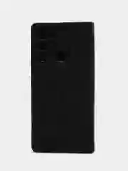 Черный чехол книжка Rich Boss для Tecno Spark 8C / GO 2022, экокожа, нубук, с визитницей