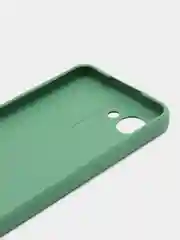 Зеленый чехол на Realme C30, с защитой камеры