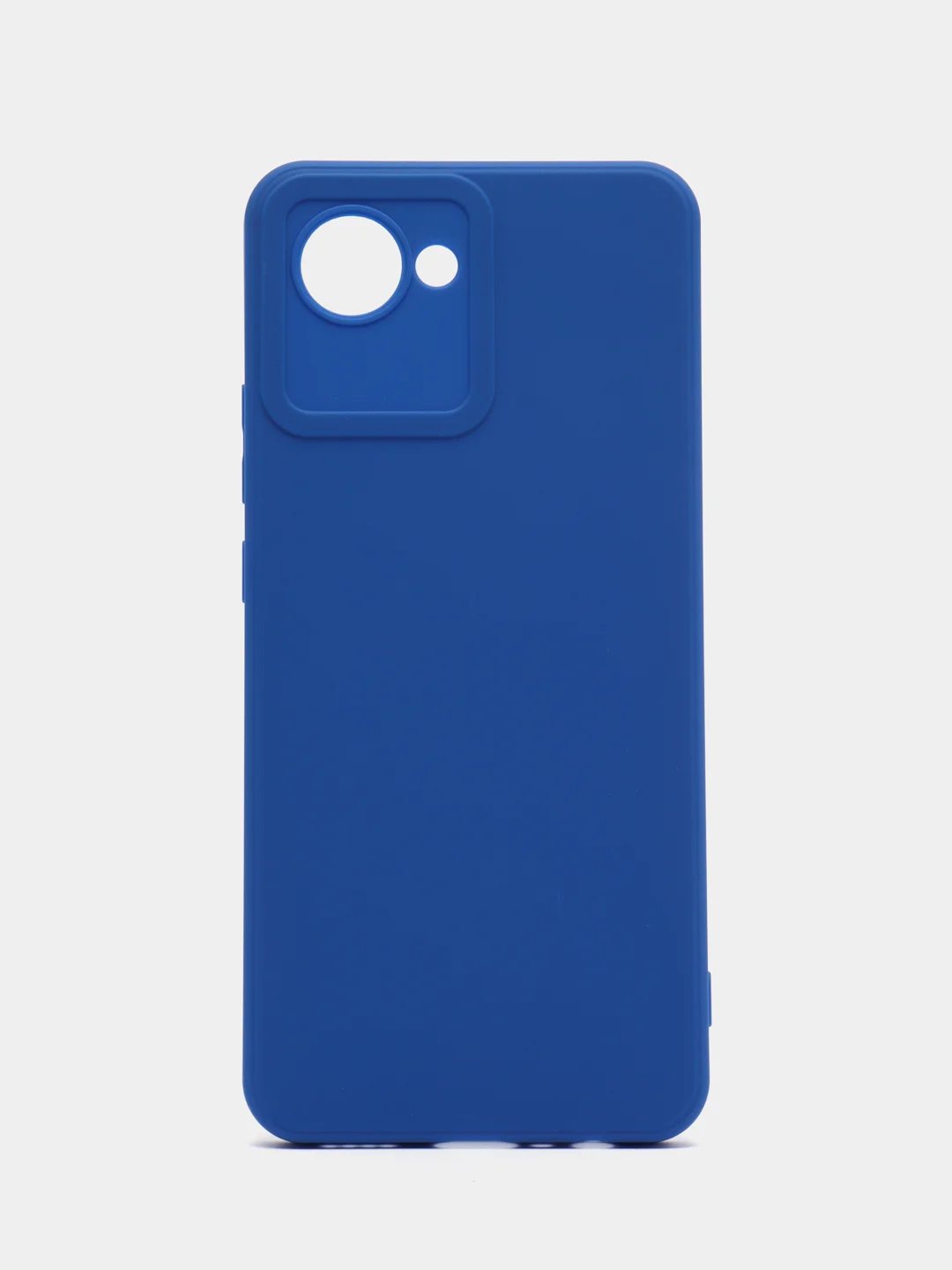 Синий чехол на Realme C30, с защитой камеры