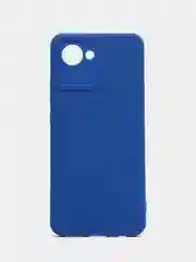 Синий чехол на Realme C30, с защитой камеры