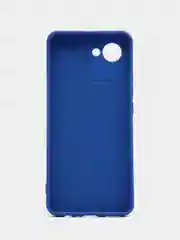 Синий чехол на Realme C30, с защитой камеры