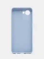 Небесно-голубой чехол на Realme C30, с защитой камеры