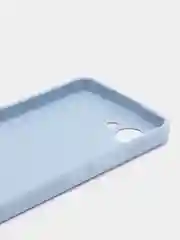 Небесно-голубой чехол на Realme C30, с защитой камеры