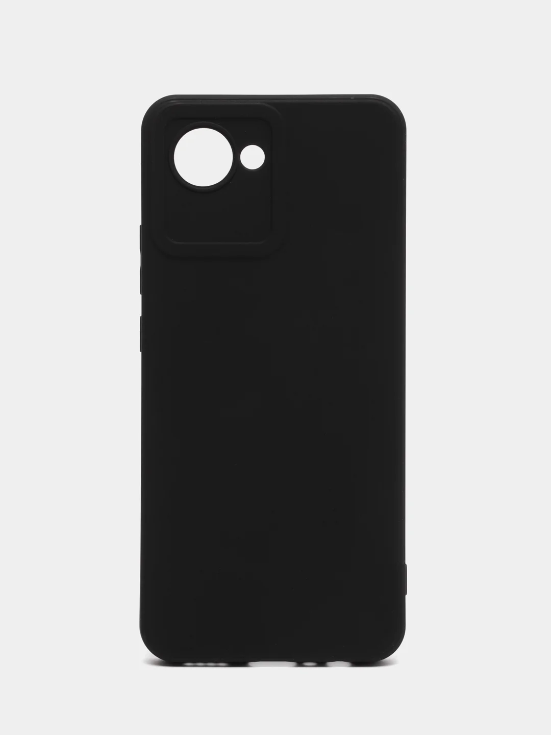 Черный чехол на Realme C30, с защитой камеры