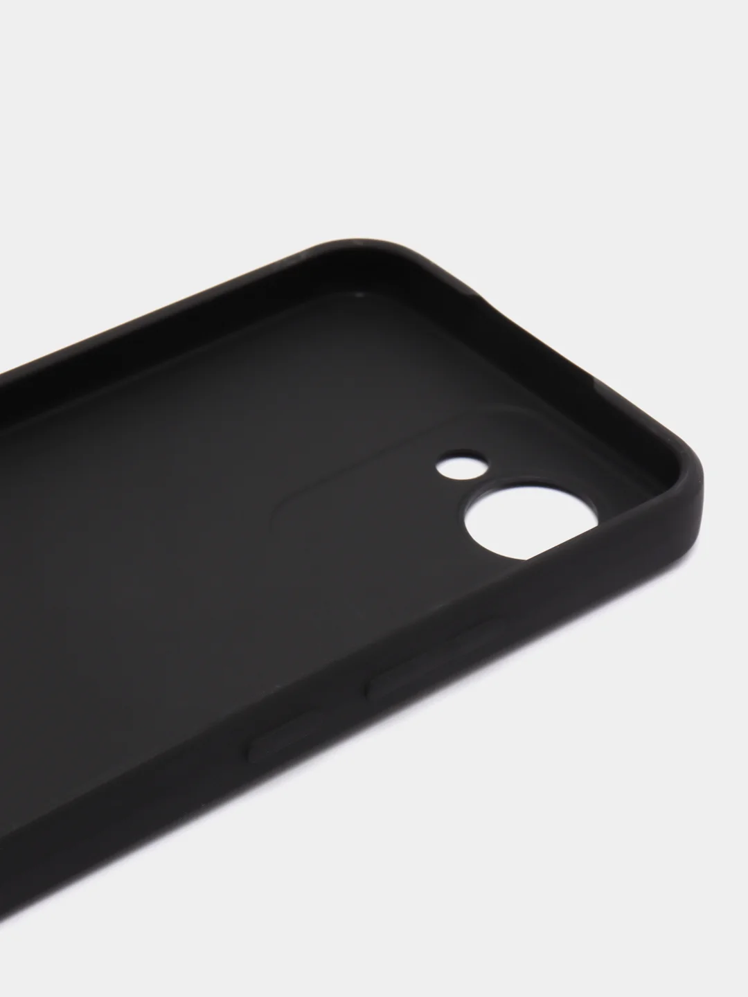 Черный чехол на Realme C30, с защитой камеры