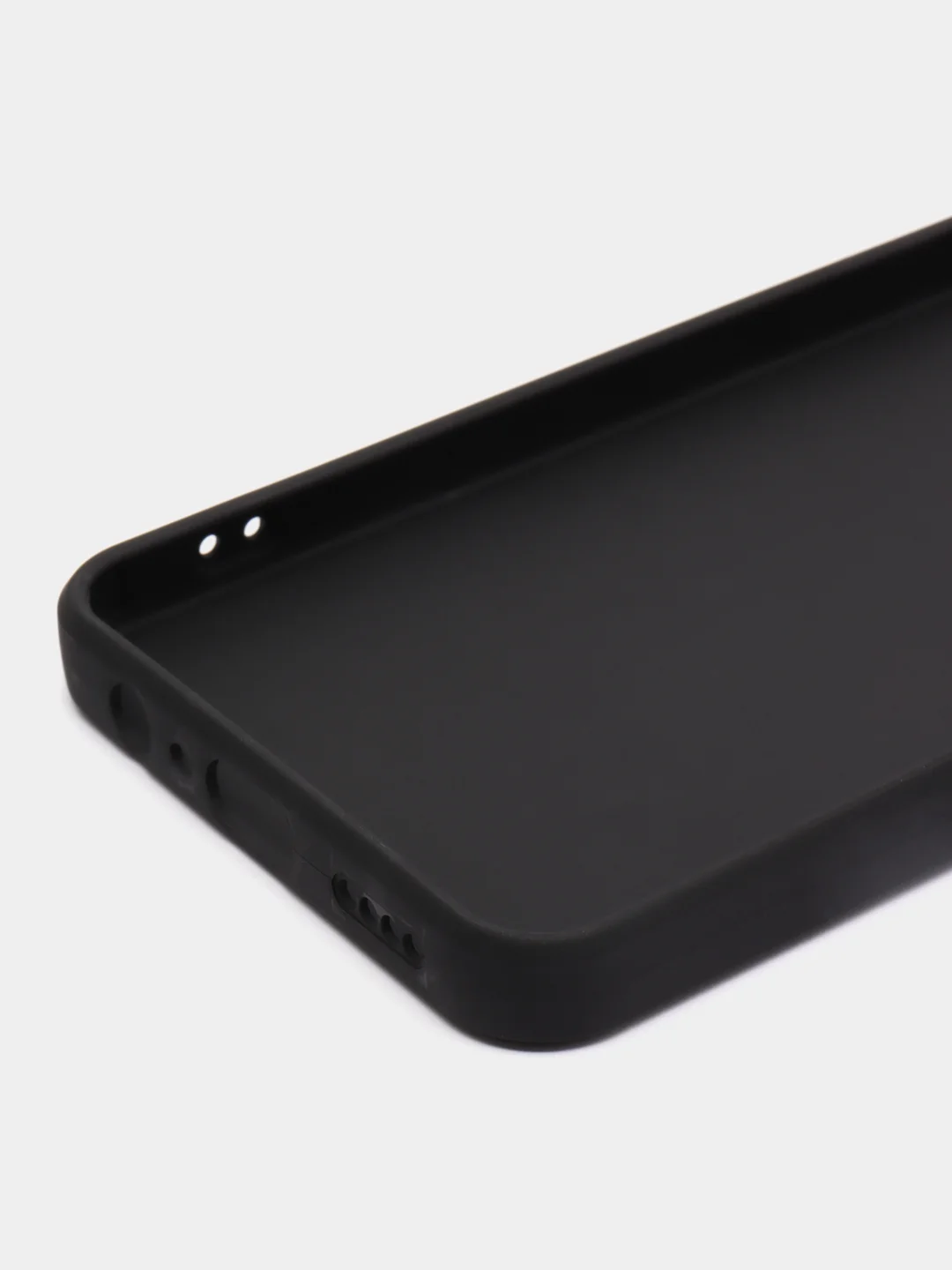 Черный чехол на Realme C30, с защитой камеры