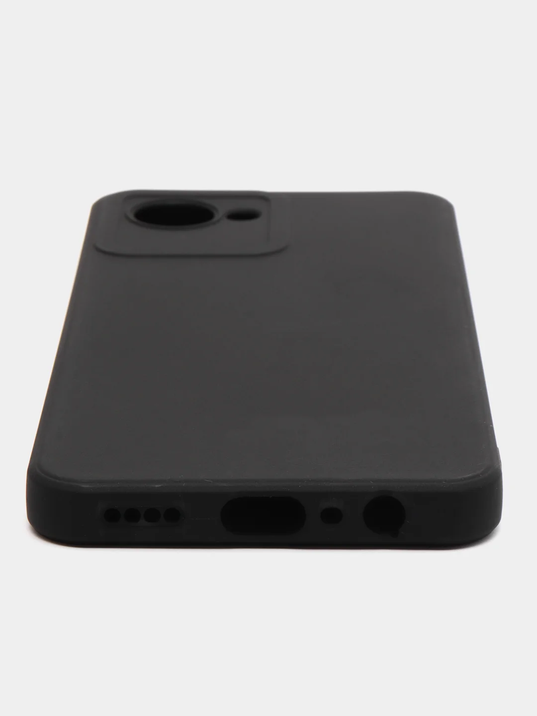 Черный чехол на Realme C30, с защитой камеры