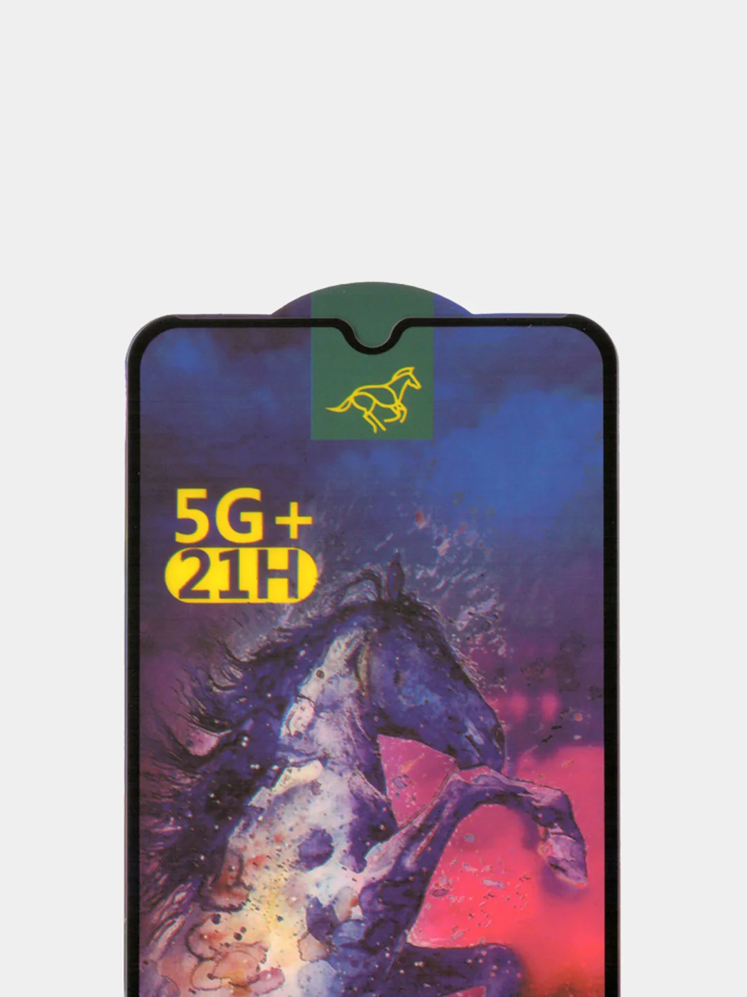 Защитное стекло Spark Go для Tecno Spark 8C (Техно Спарк 8С), с черной рамкой