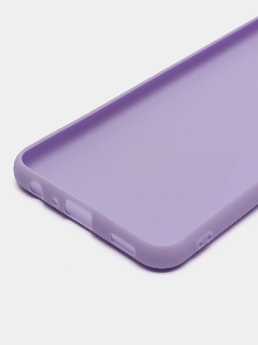 Сиреневый чехол силиконовый Xiaomi Redmi 10 / Редми 10 матовый, цветной