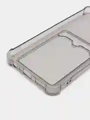 Черный чехол противоударный Realme C30 C30s Narzo 50i Prime Реалми прозрачный карманом для карты