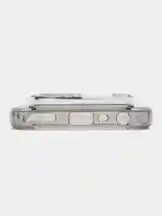 Черный чехол противоударный для Realme C35 (Реалми С35), прозрачный, с карманом для карты