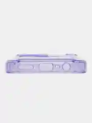 Лавандовый чехол противоударный Realme C30 C30s Narzo 50i Prime Реалми прозрачный карманом для карты