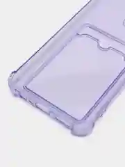 Лавандовый чехол противоударный Realme C30 C30s Narzo 50i Prime Реалми прозрачный карманом для карты