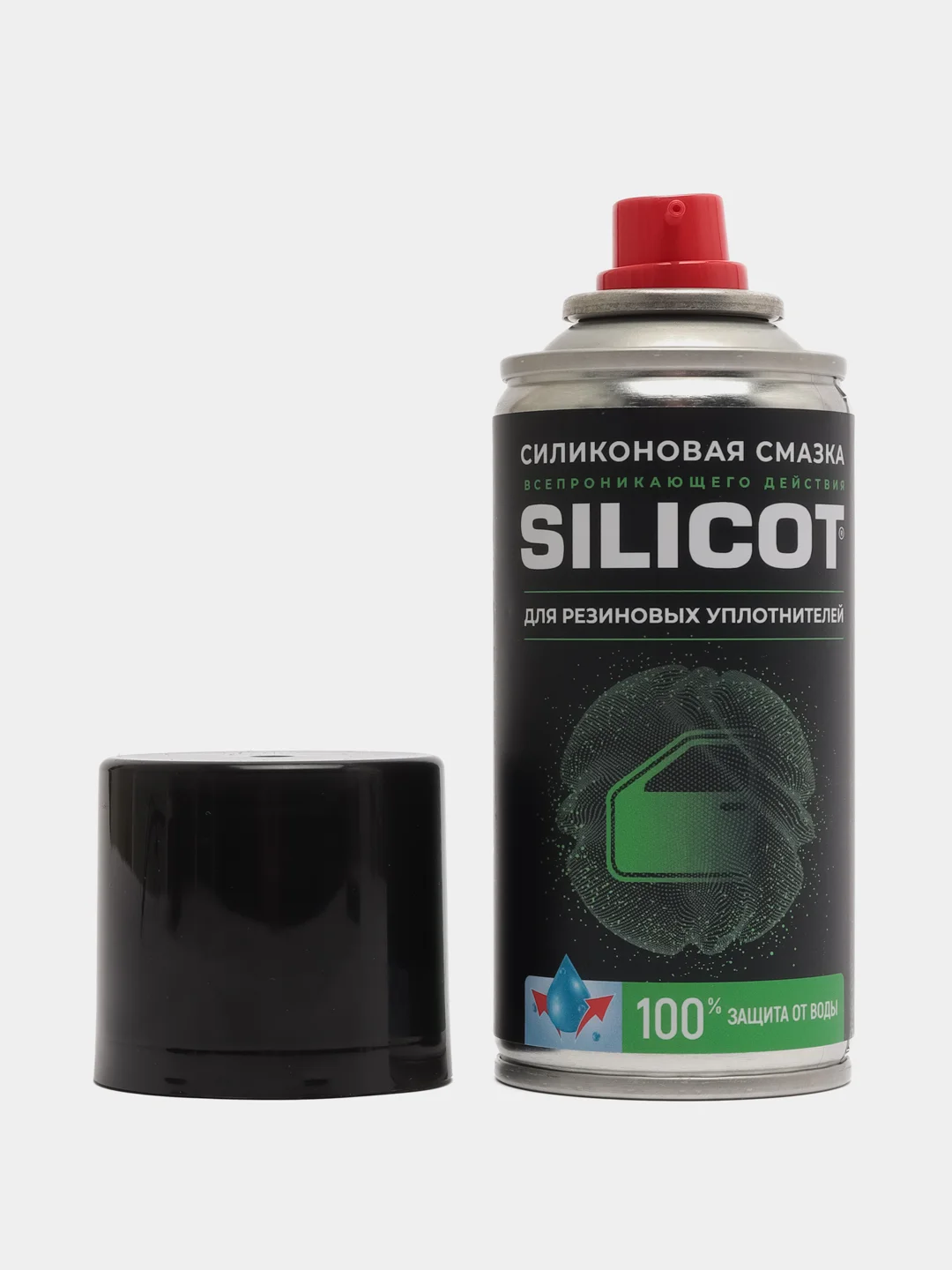 Силиконовая смазка Silicot Spray для резиновых уплотнителей ВМПАВТО, аэрозоль 210мл