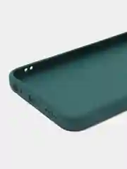 Зеленый силиконовый чехол для Infinix HOT 12 Pro (Инфиникс Хот 12 Про) прозрачный