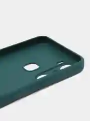 Зеленый силиконовый чехол для Infinix HOT 12 Pro (Инфиникс Хот 12 Про) прозрачный