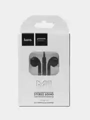 Черный наушники проводные hoco M1 Original Jack 3.5mm с микрофоном, 120 см