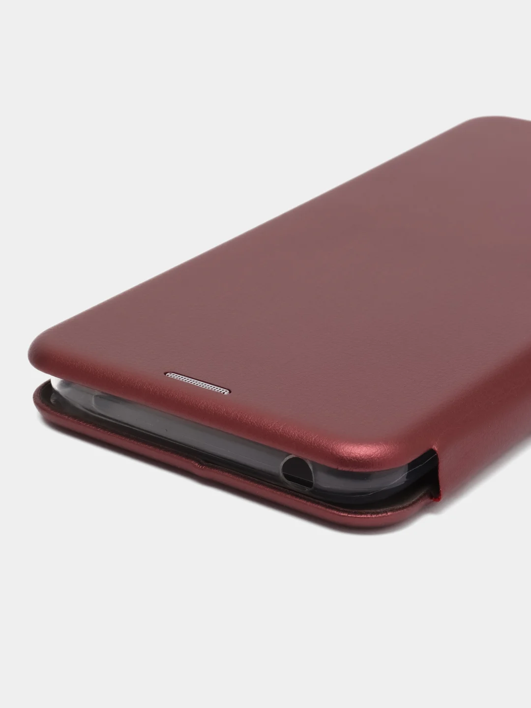 Бордовый чехол книжка XIAOMI POCO C40