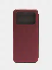 Бордовый чехол книжка XIAOMI POCO C40
