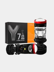 Светодиодные лампы с линзой лед H4 Н7 Y7D Y8 Y10 Мини LED, подарок