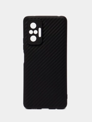 Чехол Xiaomi Redmi Note 10 Pro, Сяоми Редми Нот 10 Про силиконовый карбон