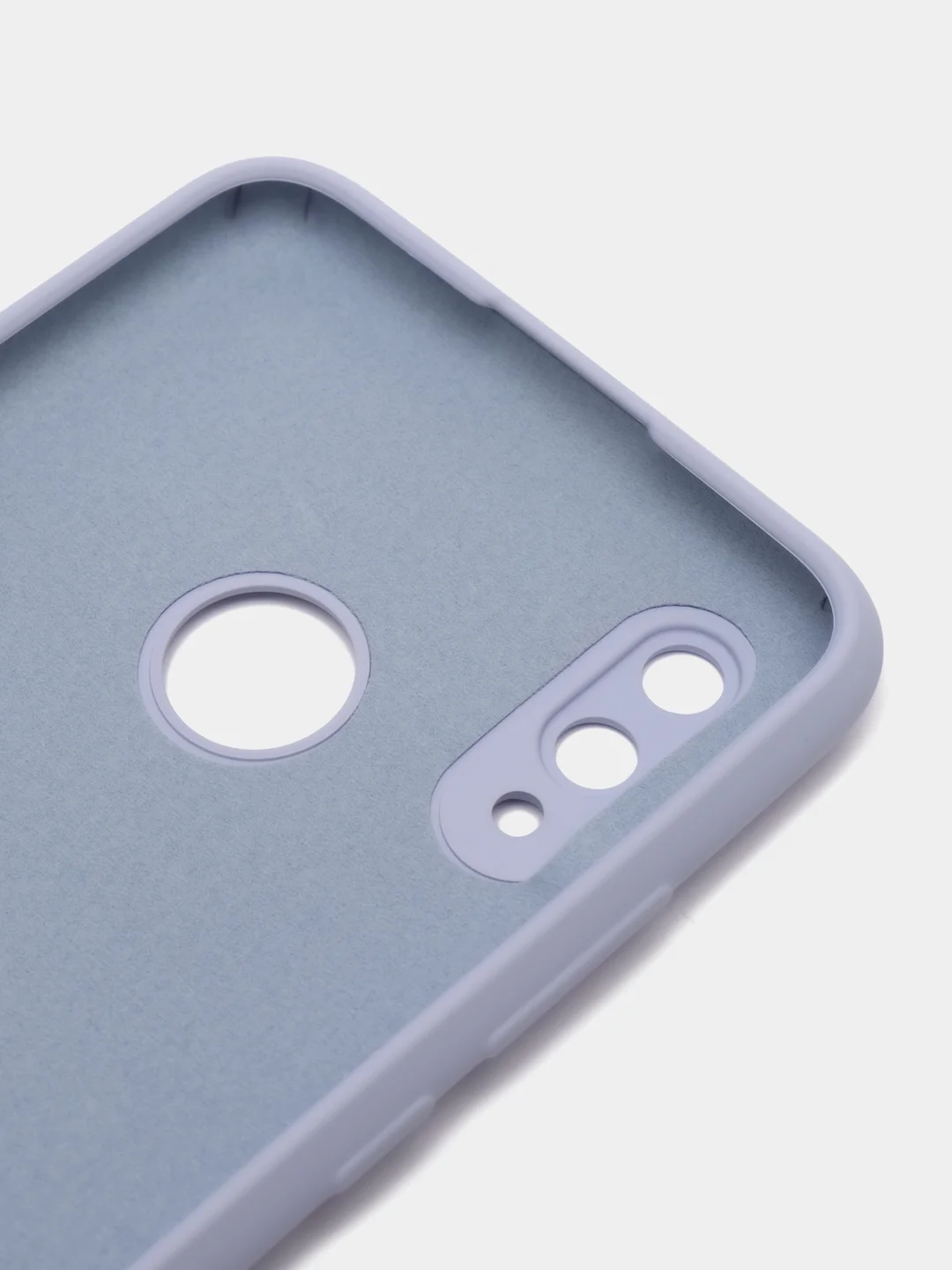 Фиолетовый чехол Honor 10 lite / P Smart 2019, Хонор 10 лайт, Silicone Cover с закрытым низом