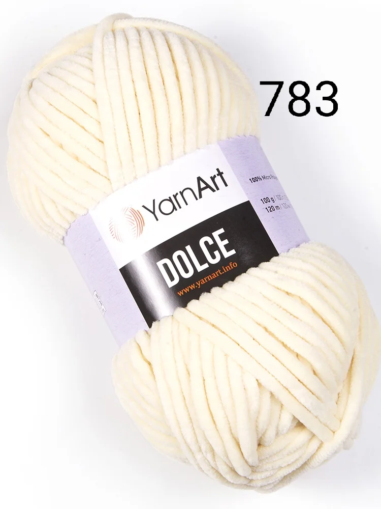 Пряжа плюшевая Yarnart Dolce, 100 г, 120 м
