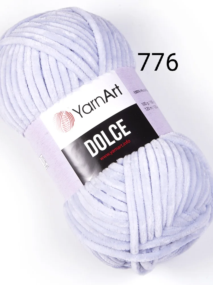 Пряжа плюшевая Yarnart Dolce, 100 г, 120 м
