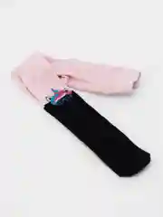 Розовый колготки хлопковые для девочки