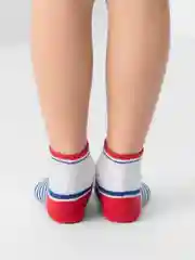 Красный носки детские Omsa kids "В полоску", 21p13