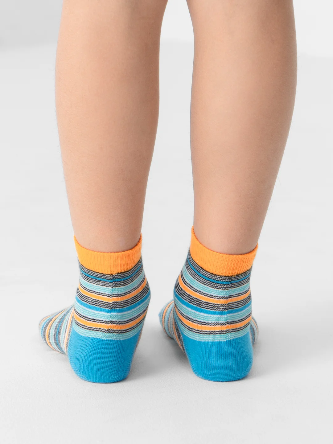 Голубой носки детские Omsa kids 21p12, в полоску